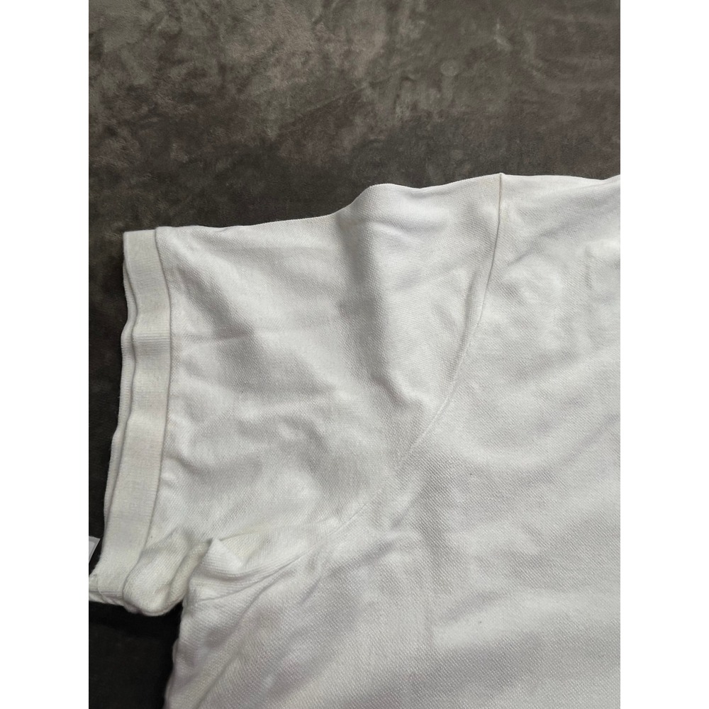 Lauren Ralph Lauren White Cotton Pique Crest Polo Shirt Mens 3X Short Sleeve - Picture 2 of 7